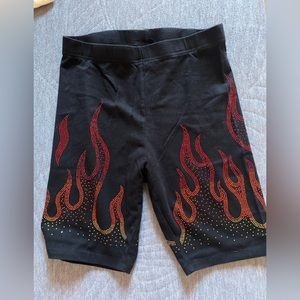 Forever 21 X Hot Cheetos Flaming Hot Biker Shorts